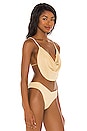 view 2 of 5 Cowl Neck Bikini Top in Sand
