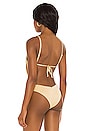 view 3 of 5 Cowl Neck Bikini Top in Sand