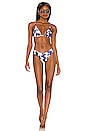 view 4 of 4 DELILAH ビキニボトム in Cowhide Navy Multi