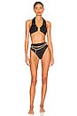 view 4 of 4 Collar O Ring Bikini Top in Black