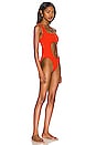 view 2 of 4 MAILLOT DE BAIN 1 PIÈCE ONE SHOULDER CUTOUT in Spicy Orange