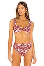 view 1 of 4 Claudia Bikini Top in Canyon Rose