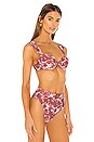 view 2 of 4 Claudia Bikini Top in Canyon Rose