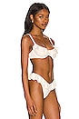 view 2 of 4 Ruffle Bikini Top in Off White
