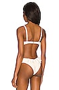 view 3 of 4 Ruffle Bikini Top in Off White