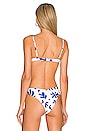 view 3 of 4 Balconette Bikini Top in Off White Multi