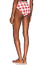 view 3 of 4 Emily Bikini Bottom in Oversized Houndstooth