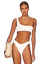 view 1 of 4 One Shoulder Bikini Top in Off White