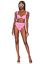 view 4 of 4 Claudia Bikini Top in Bubblegum Pink
