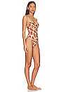 view 3 of 4 Balconette One Piece in Giraffe