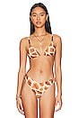 view 1 of 4 Beaded Cooper Bikini Top in Giraffe