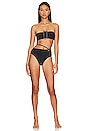view 4 of 4 TOP BIKINI BUCKLE in Black