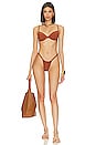 view 4 of 4 TOP BIKINI CON AROS in Solid Espresso