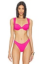 view 1 of 4 HAUT DE MAILLOT DE BAIN CLAUDIA in Solid Magenta