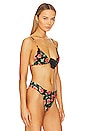 view 2 of 4 Cooper Bikini Top in Black Multi