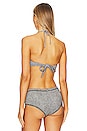 view 3 of 5 Balconette Chain Bikini Top in Grey Multi