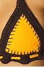 view 5 of 5 Crochet Combo Bikini Top in Mahogany & Orange