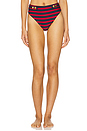 view 1 of 4 Emily Sailor Bottom in Red & Dark Navy