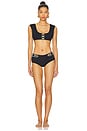 view 4 of 4 Off Shoulder Bikini Top in Black