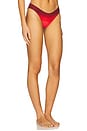 view 2 of 4 Classic Scoop Bikini Bottom in Oxblood & Cherry