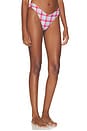 view 2 of 4 Delilah Bikini Bottom in Blue & Red