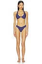 view 4 of 5 BRAGUITA BIKINI CLASSIC SCOOP in Navy & White