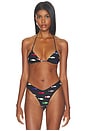 view 1 of 4 TOP BIKINI TRIANGLE in Black
