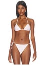 view 1 of 4 TOP BIKINI TRIANGLE  in Pink & White