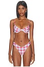 view 1 of 4 TOP BIKINI FULL COVERAGE UNDERWIRE in Blue & Red