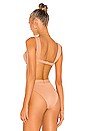 view 3 of 4 Claudia Bikini Top in Camel