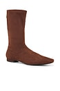 view 2 of 5 Flat Glove Boot Footwear in Chocolate