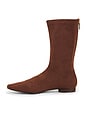 view 5 of 5 Flat Glove Boot Footwear in Chocolate