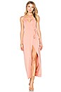 view 1 of 3 Wrap Over Dress in Blush