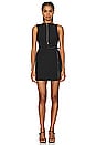 view 1 of 4 Lucie Zipper Mini Dress in Black
