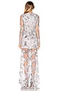 view 3 of 4 Ice Melts Gown in Silver