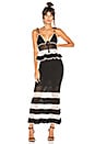 view 1 of 4 Calypso Dress in Black & Ivory