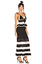 view 2 of 4 Calypso Dress in Black & Ivory