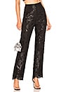 view 1 of 4 PANTALON TAILLE HAUTE SEBASTIEN in Black