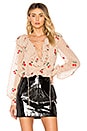 view 1 of 5 BLUSA CON VOLANTES CHERRY in Nude