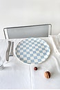 view 3 of 4 Diner Check Dinner Plates Set Of 4 in 