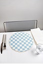 view 4 of 4 Diner Check Dinner Plates Set Of 4 in 