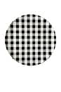 view 1 of 3 Side Plates Set Of 4 in Gingham Black