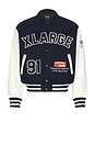 view 1 of 6 OG Logo Varsity Jacket in Navy