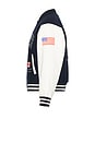 view 3 of 6 OG Logo Varsity Jacket in Navy