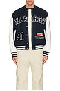 view 6 of 6 OG Logo Varsity Jacket in Navy