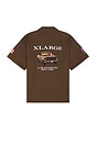 view 1 of 3 Old Pick Up Truck Short Sleeve Work Shirt in Brown