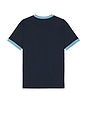 view 2 of 3 Store Address Ringer Tee in Navy