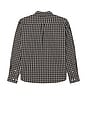 view 2 of 5 Patch Logo Plaid Shirt in Black