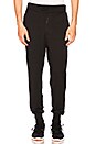 view 1 of 4 PANTALON SWEAT CLASSIC CUFF PANT in Black