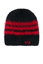view 1 of 2 3S Beanie in Black & Scarlet